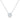 Round Diamond Illusion Solitaire Necklace