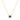 Paperclip Emerald and Diamond Necklace